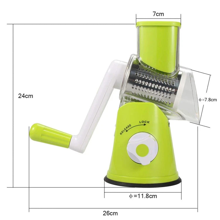 Manual Rotary Vegetable Slicer