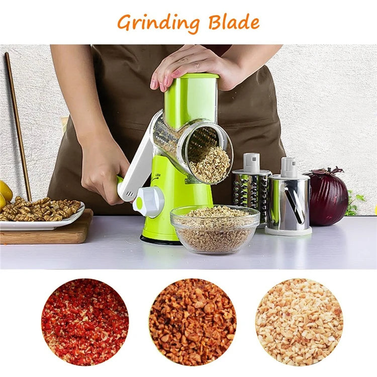 Manual Rotary Vegetable Slicer