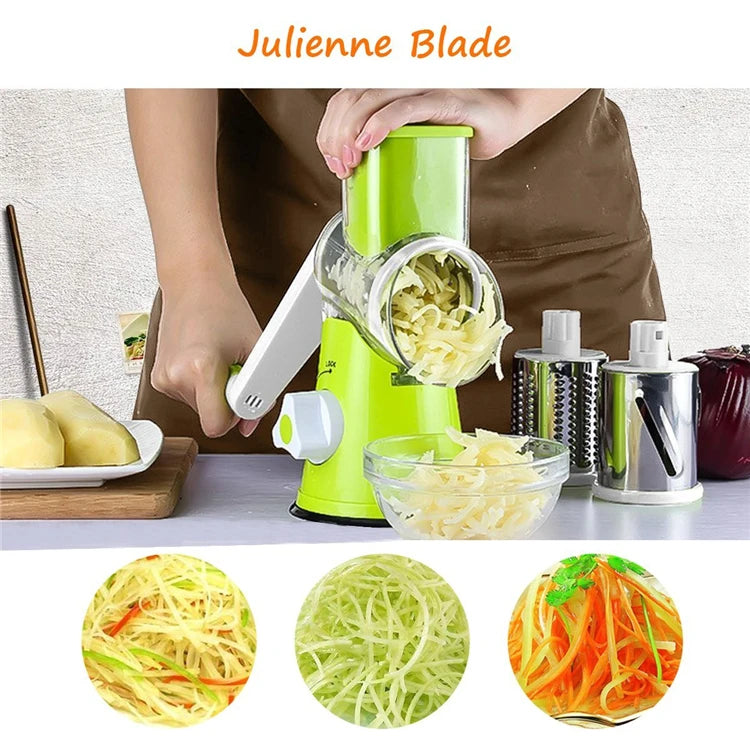 Manual Rotary Vegetable Slicer