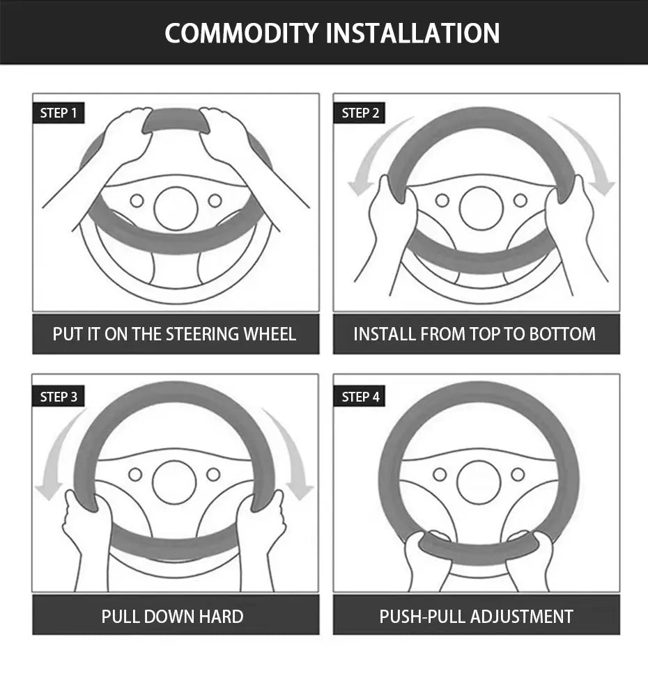 Soft Plush Steering Wheel