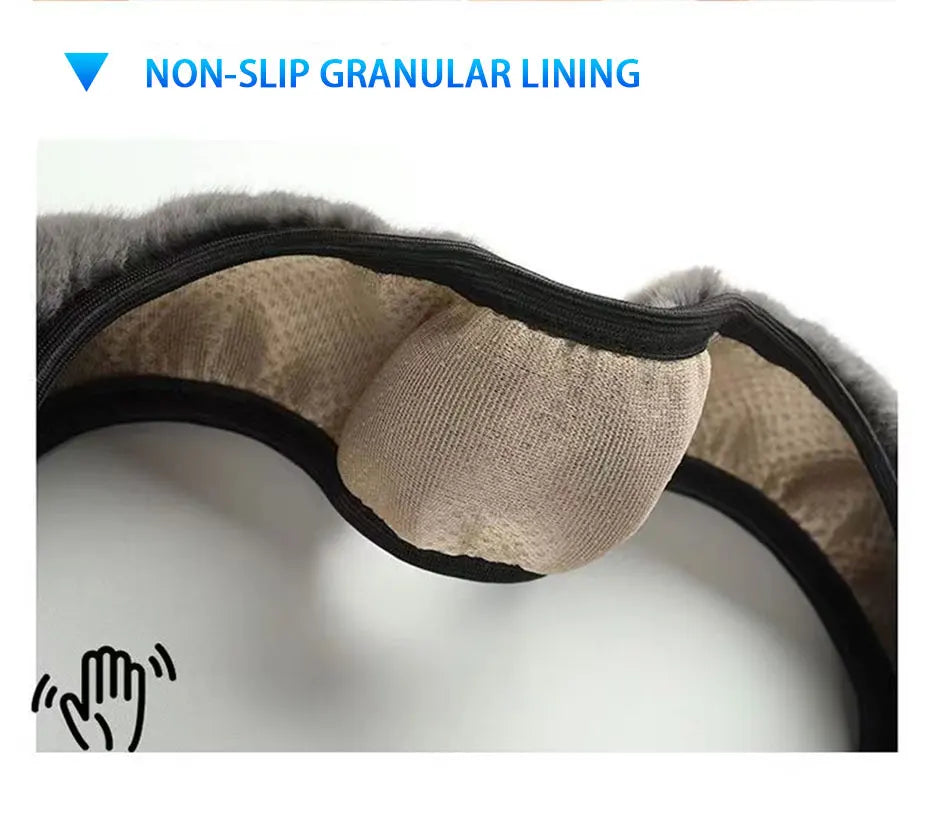 Soft Plush Steering Wheel