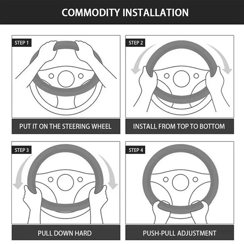 Soft Plush Steering Wheel