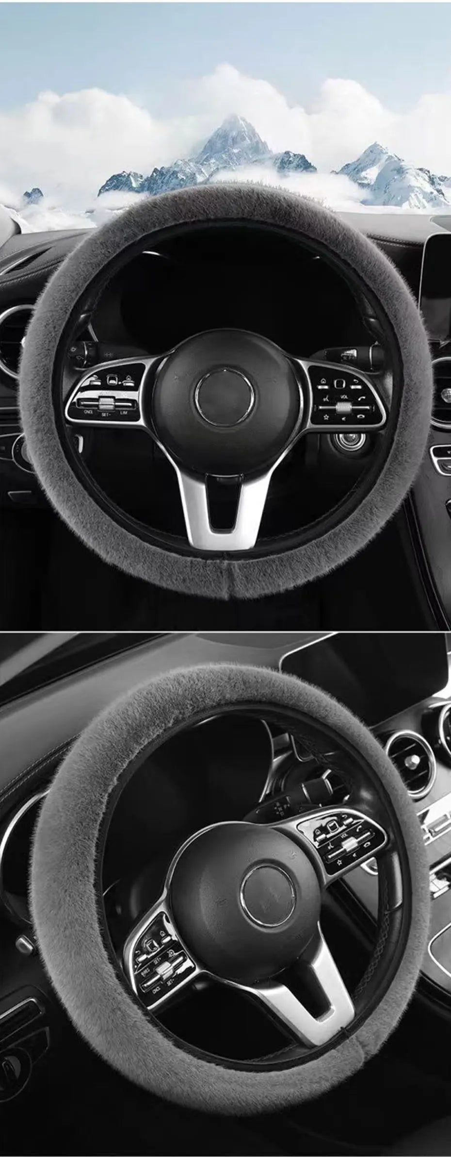 Soft Plush Steering Wheel