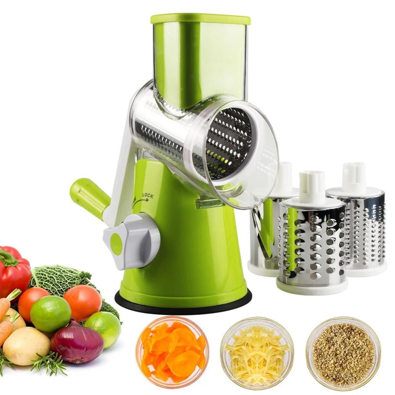 Manual Rotary Vegetable Slicer