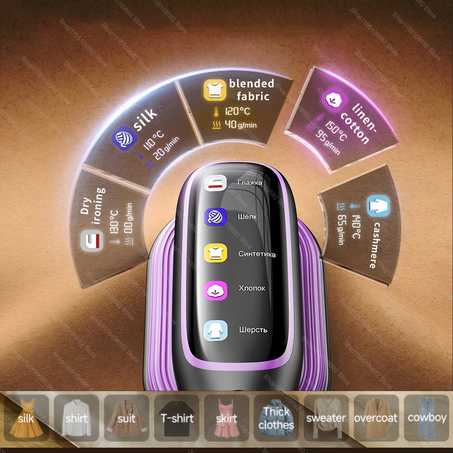 Portable Handheld Garment Steamer & Iron