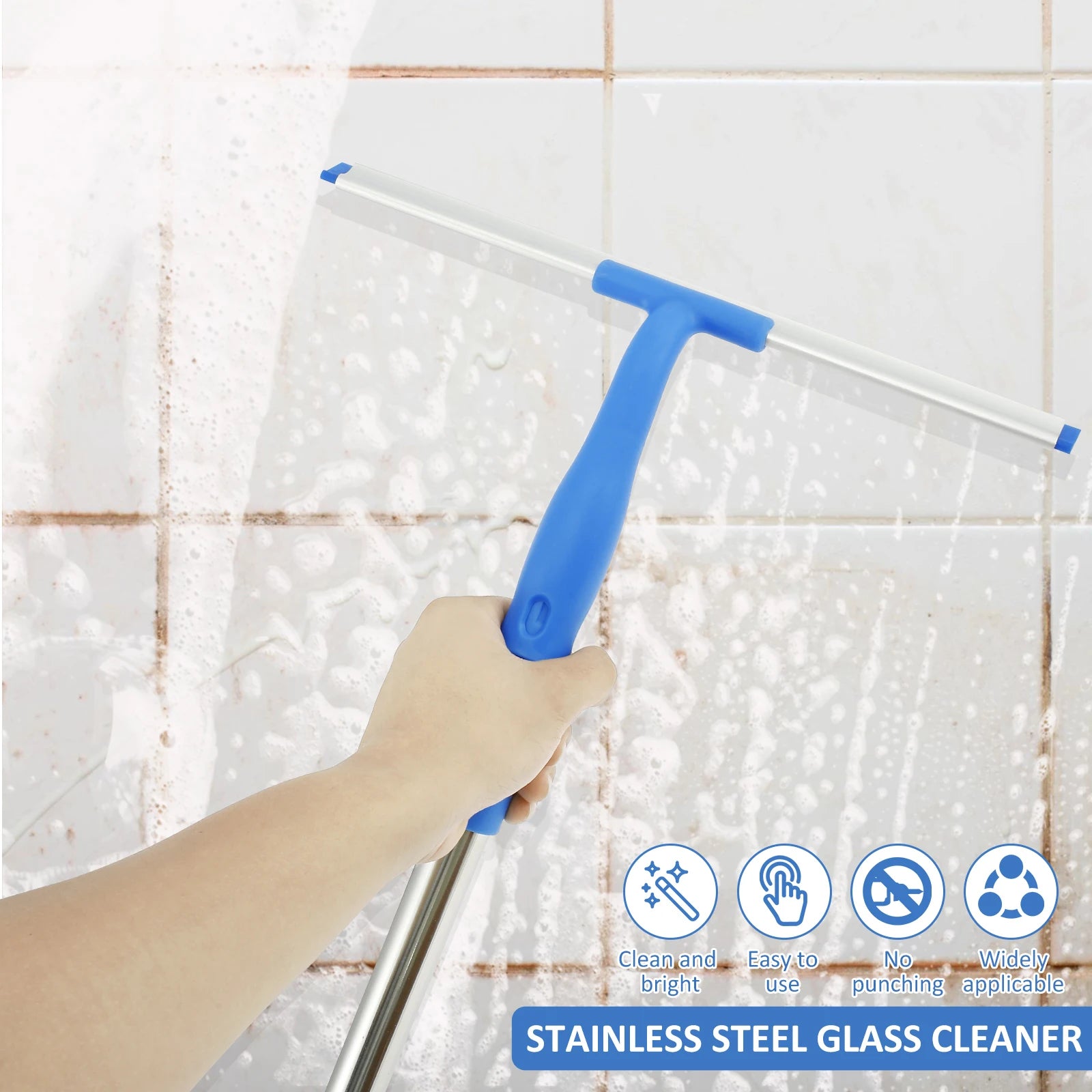 3-in-1 Window Cleaner Squeegee