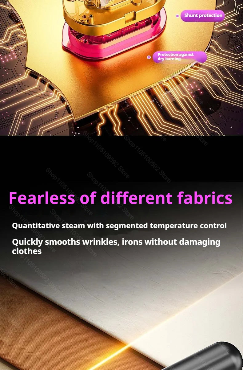 Portable Handheld Garment Steamer & Iron