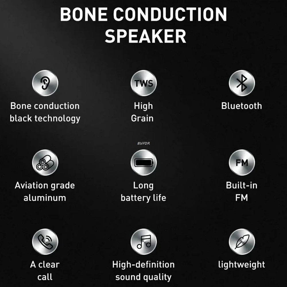 Mini Bone Conduction Bluetooth Speaker