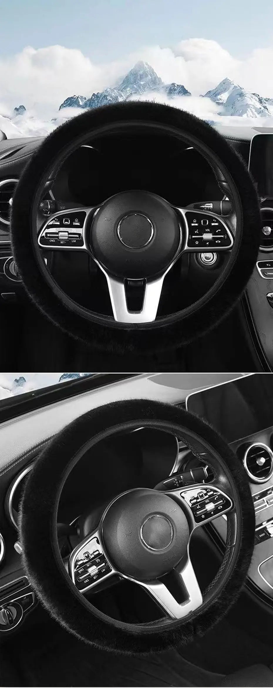 Soft Plush Steering Wheel