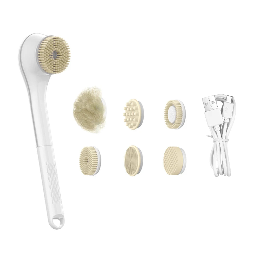 Electric Shower Brush – 6-in-1
