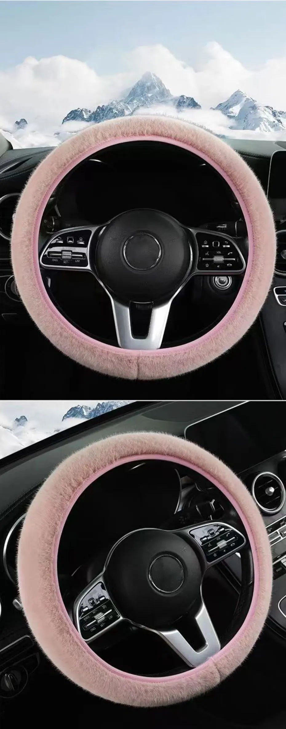 Soft Plush Steering Wheel