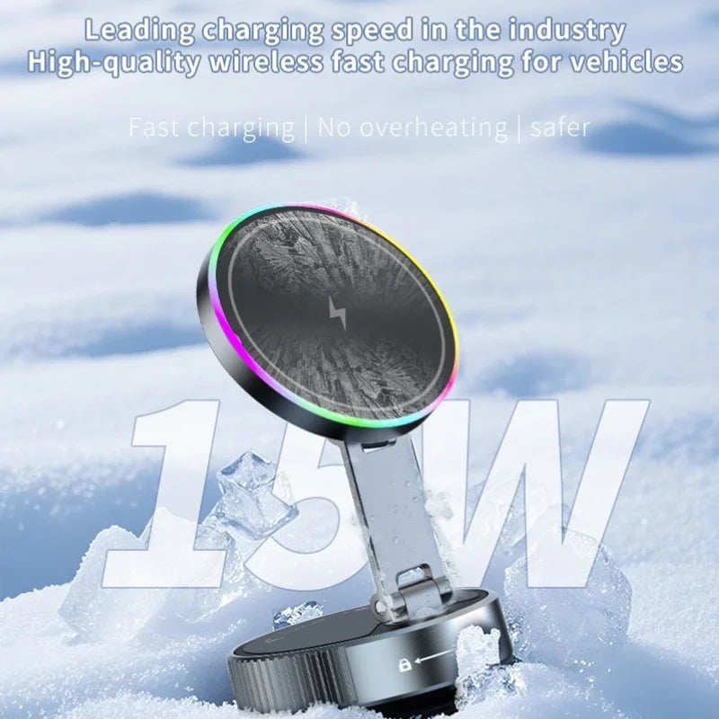 15W Magnetic Wireless Car Charger