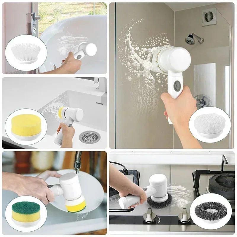 5-in-1 Electric Cleaning Brush