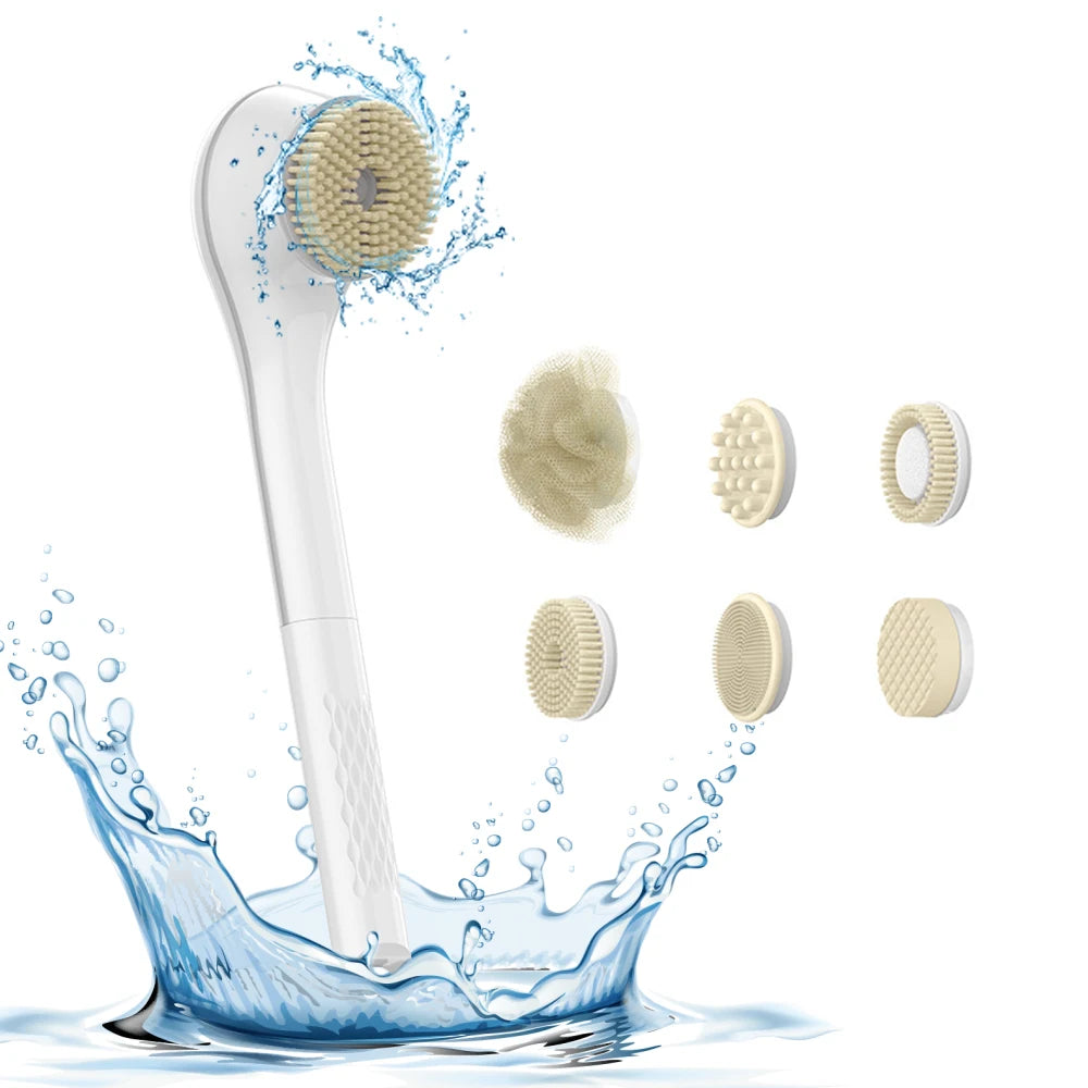 Electric Shower Brush – 6-in-1