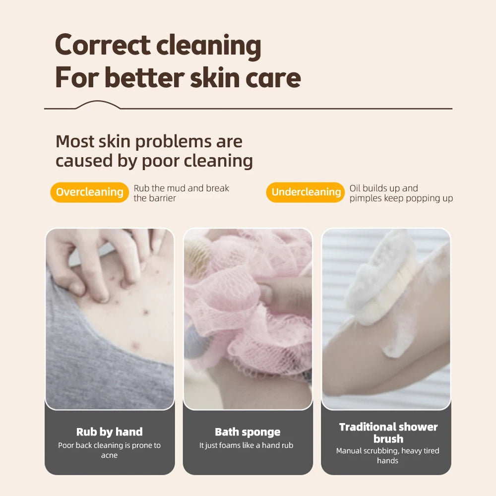 Electric Shower Brush – 6-in-1