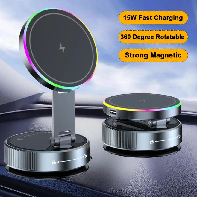 15W Magnetic Wireless Car Charger