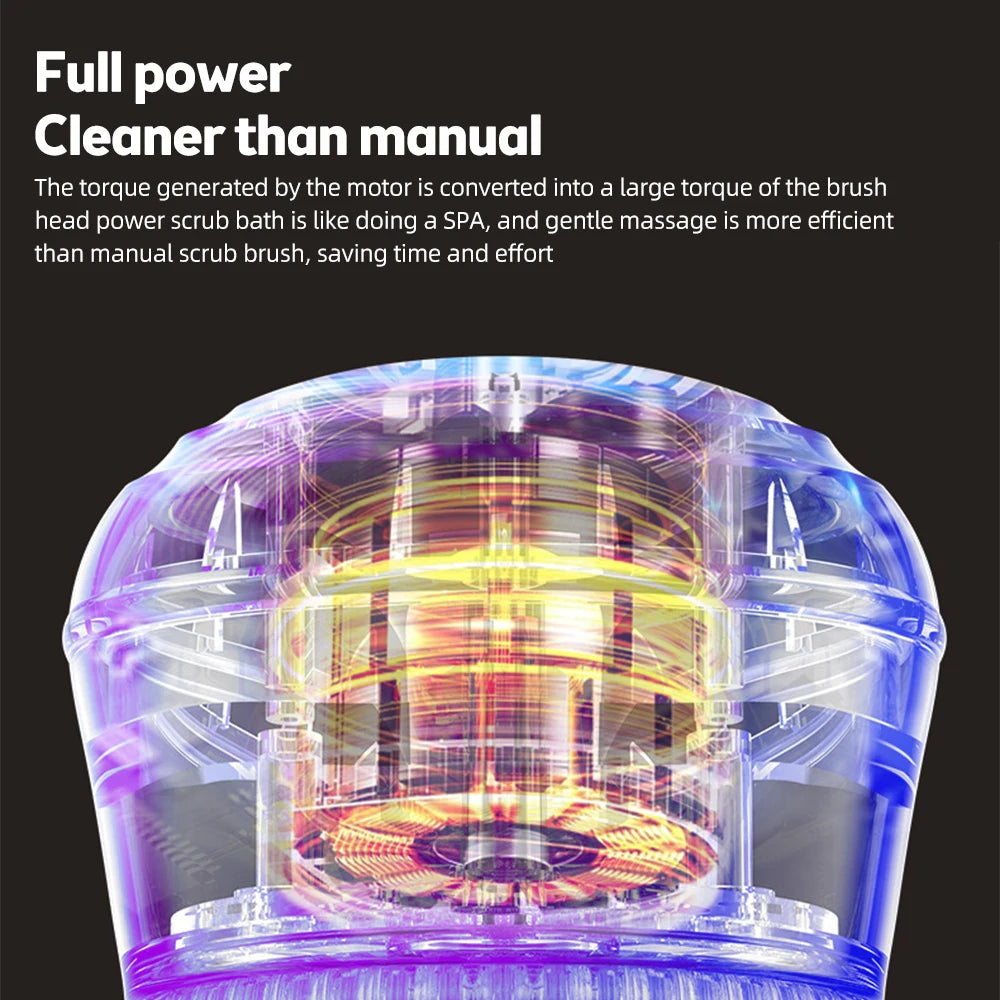 Electric Shower Brush – 6-in-1